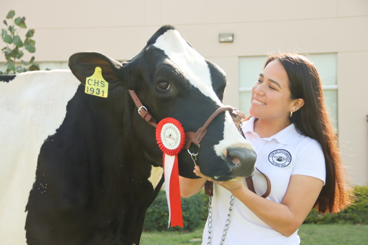 Úrsula Valdivia Paico participante de la X Feria Nacional de Ganado Lechero